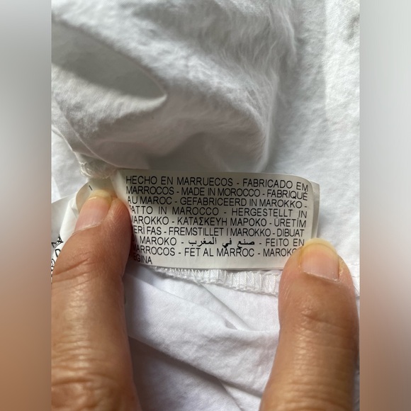 ZARA WHITE SHIRT WOMEN, Basic, pocket 100% cotton SIZE S - Picture 8 of 16